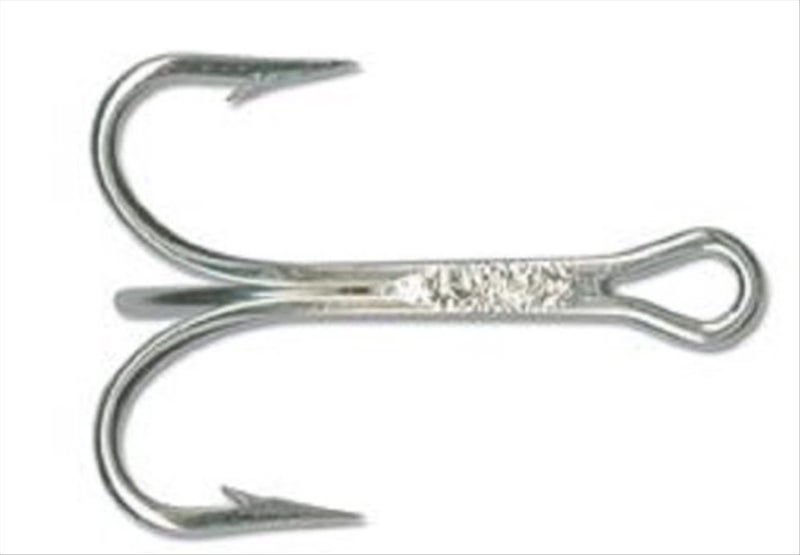 Mustad Treble Hook, O'Shaughnessy, 3 Extra Strong - Duratin 1/0 - Image 1