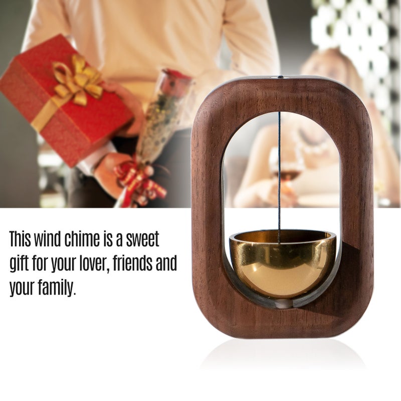 Suction Wind Chime Doorbell Decoration Refrigerator Door Closet Wood Windchime Bells for Home Garden Windchime Gift - Image 4