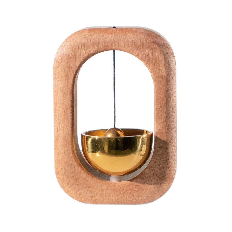 Suction Wind Chime Doorbell Decoration Refrigerator Door Closet Wood Windchime Bells for Home Garden Windchime Gift - Image 1