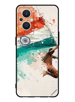 Covernex Protective Case Cover For Oppo Reno 7 Lite Holding India Flag While Flying  - Image 1