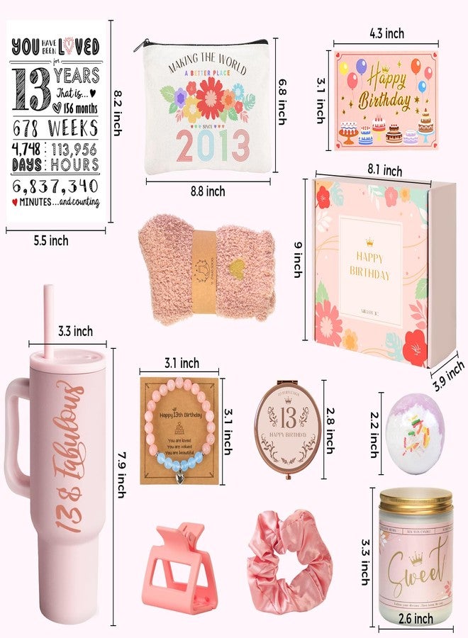 Mirasphere 13th Birthday Gifts for Girls - Gifts for 13 Year Old Girl - 11 Pieces Unique 13th Birthday Presents Ideas for Teen Girl, Daughter, Niece, Granddaughter, Official Teenager Trendy Stuff Birthday Gift - Image 3