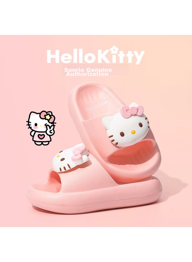 Daddy Pig Zhubaba Children's Slippers, Girls' Summer New Style, o Kitty, Girls' Indoor Non-slip Sanrio Parent-child Sandals, 160 - Image 4
