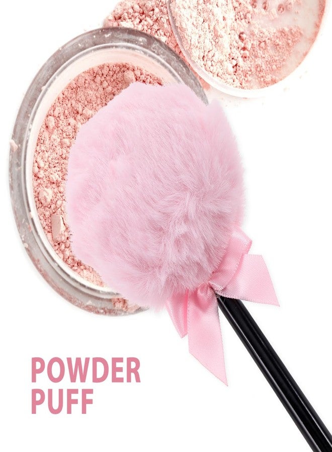 BESTYASH Makeup Powder Puff for Face and Body - Soft Velvet Setting Puff for Loose Mineral Powder Application Travel-Friendly 5.11X2.75 Inch - Image 2