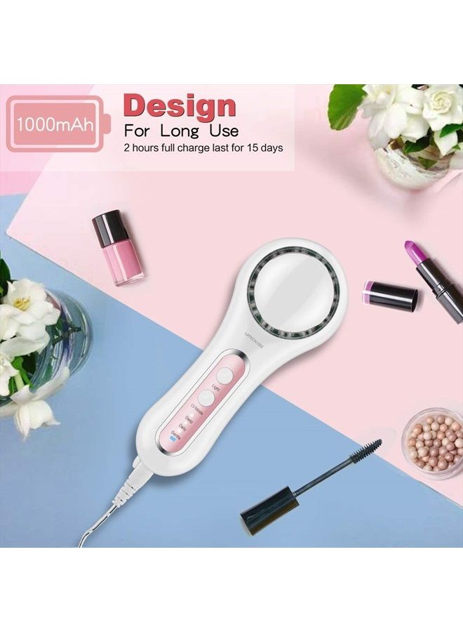 UMICKOO Facial Cleansing Brush,Rechargeable IPX7 Waterproof Face Scrubber with 5 Brush Heads,Face Spin Brush for Exfoliating, Massaging and Deep Cleansing - Image 5