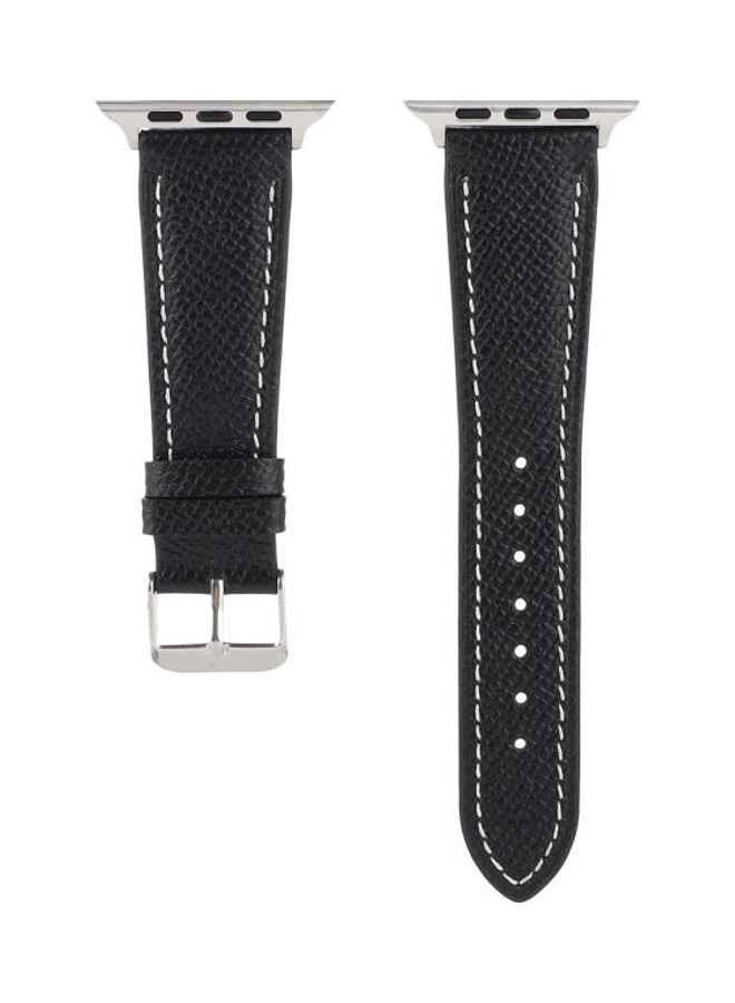 نيبمينينت سوار ساعة بديل بتصميم عرقي لسلسلة ساعات أبل 1/2/3/4/5/6/7/SE مقاس 38/40/41 مم أسود - Image 5