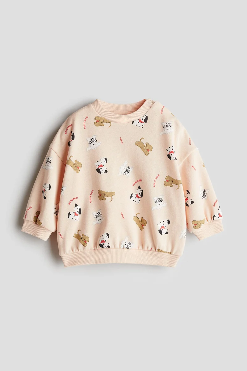 H&M Printed cotton sweatshirt