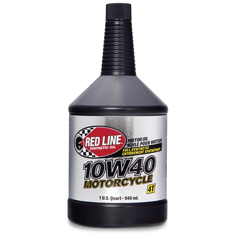 Red Line 42404 10W40 Synthetic Motorcycle Motor Oil  1 Quart