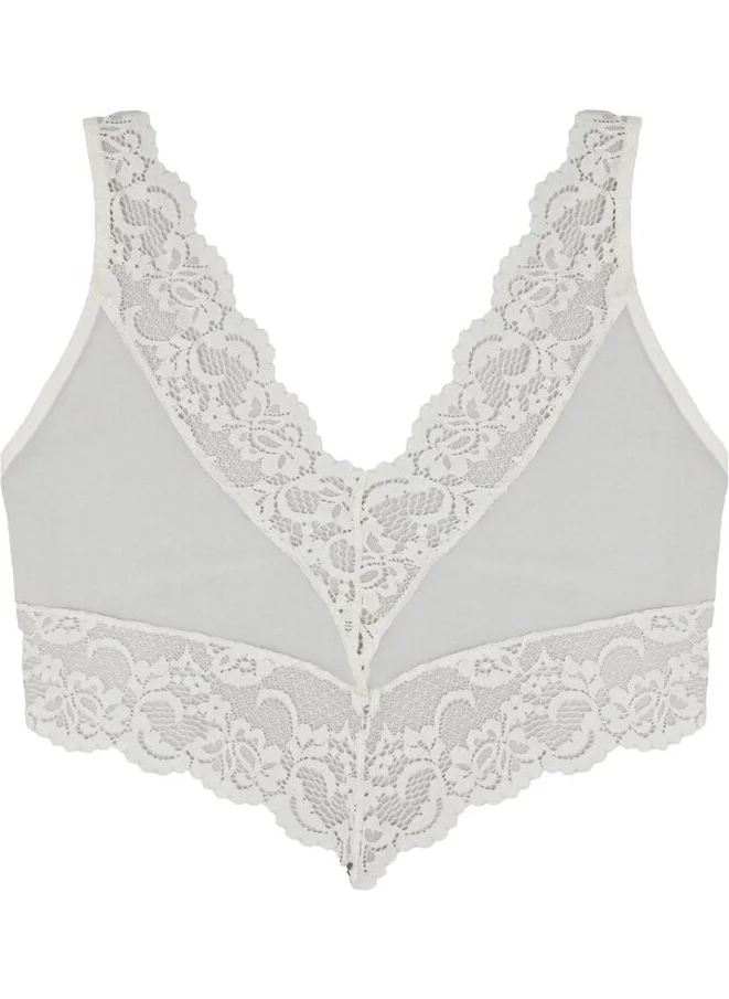 Magic Form 1470 Lace Bralette Bra - Ecru