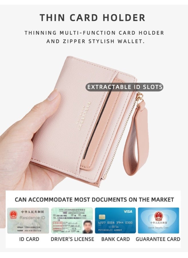 baellerry Korean Women's Purse Short Zipper Fashion Advanced Sense Wallet Multi-card Bag Female  - Image 4