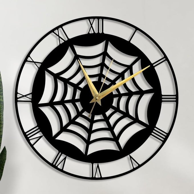 MATERIAL METAL WALL CLOCK BIG SIZE WALL CLOCK MODERN CLOCKS FOR LIVING ROOM STYLISH WALL CLOCKS FOR HOME ANTIQUE BIG SIZE MODERN WALL WATCH FOR HOME DECORBLACK40 CM DA63