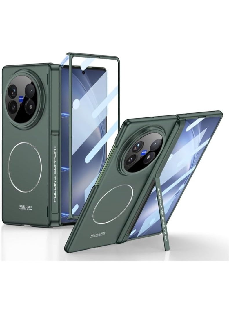 general Compatible with VIVO X Fold5 2025 Cover, 【Compatible with Mag-Safe】 Lightweight Stylish Phone Kickstand Case with Screen Protector - Hinge Protection Slim Protective Phone Case - Image 1