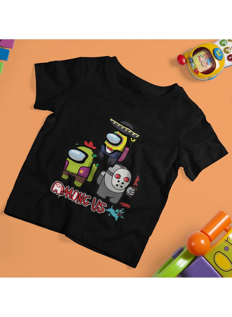 ZOOM Soft Cotton Among Us Kids T-Shirt with Cool Cartoon Design