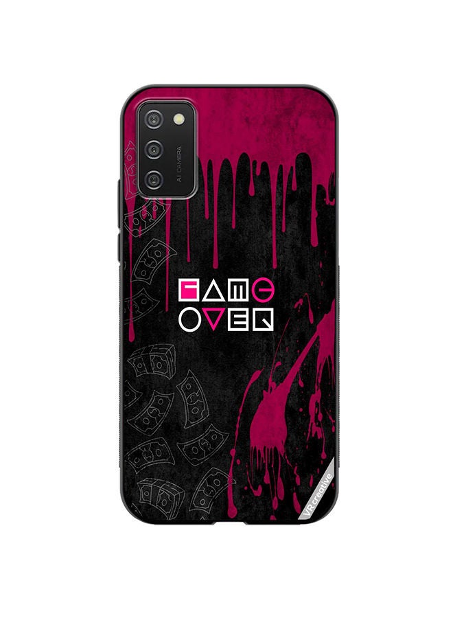 VR CREATIVE Protective Case Cover For Samsung Galaxy A03s Game Over Design Multicolour - Image 1