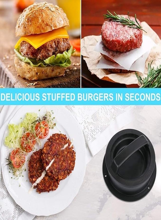 LASALE Hamburger Making Tool Burger Press Stuffed Patty Maker Mold Slider for Stuffed Burgers Kitchen Accessories - Image 2