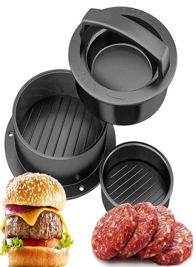 LASALE Hamburger Making Tool Burger Press Stuffed Patty Maker Mold Slider for Stuffed Burgers Kitchen Accessories - Image 1