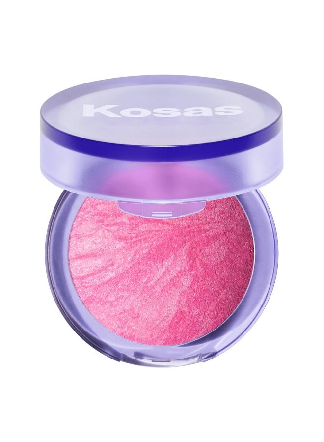 كوساس بودرة احمر خدود بلاش إز لايف _Butterflies - Cool Baby Pink - Image 1