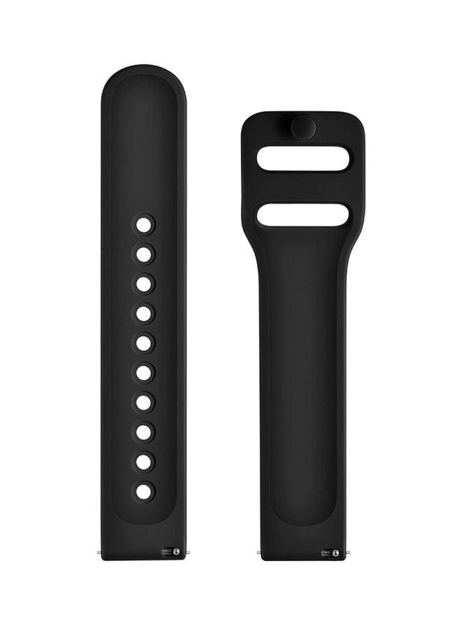 NIBEMINENT Replacement Band For Amazfit GTR Smartwatch 42 mm Black - Image 1