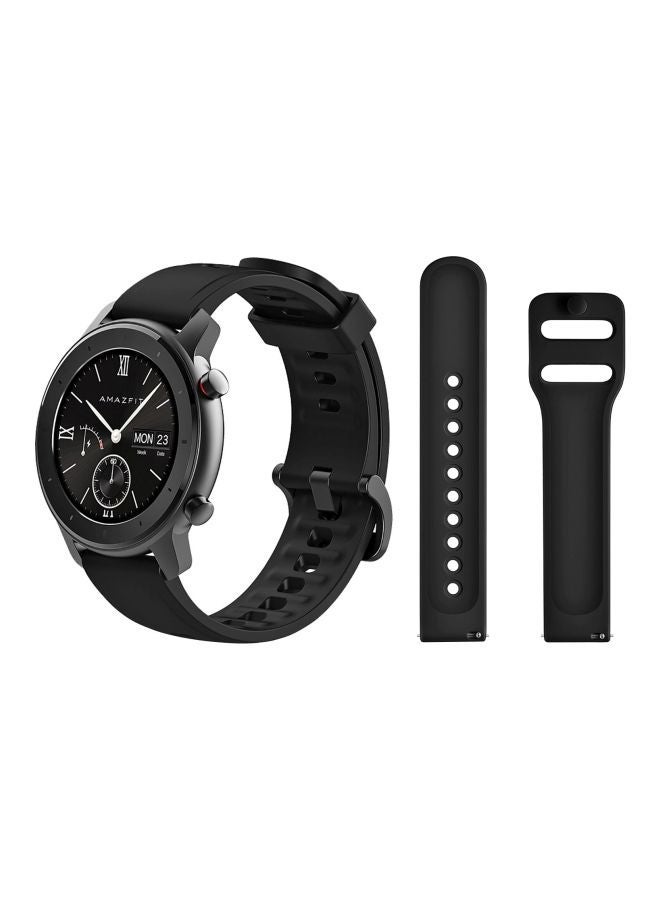 NIBEMINENT Replacement Band For Amazfit GTR Smartwatch 42 mm Black - Image 2