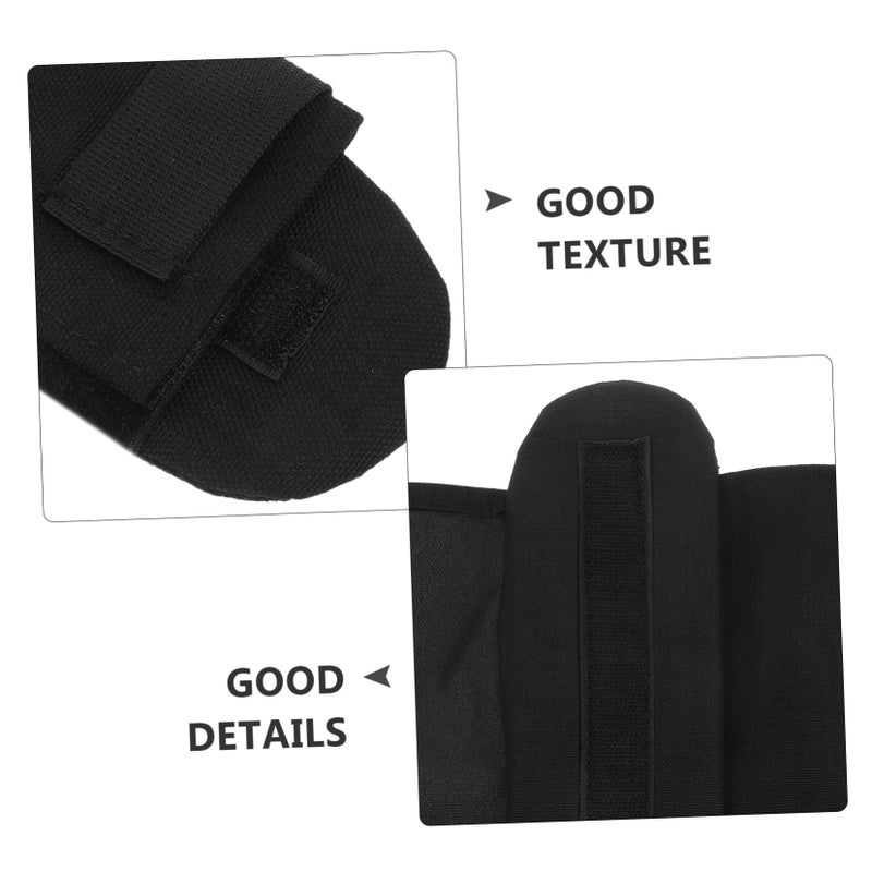 2Pcs Black Backpack Shoulder Strap Cushion Pads Pressure Relief Enhanced Comfort for Prolonged Outdoor Use - Image 4