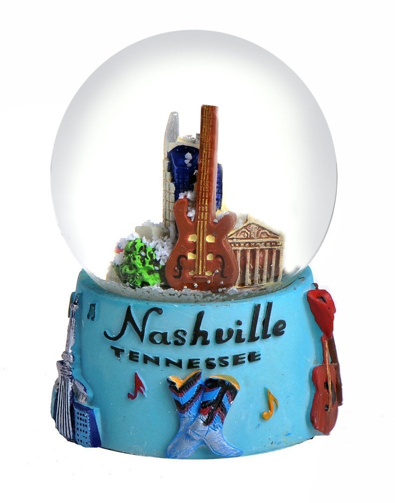Zizo Nashville in Color 65mm Snow Globe 