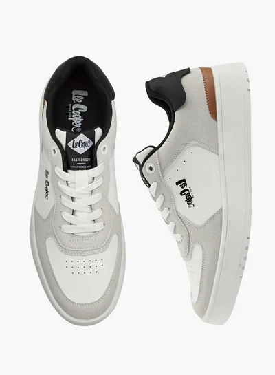 Lee Cooper Men's Panelled Lace-Up Sneakers