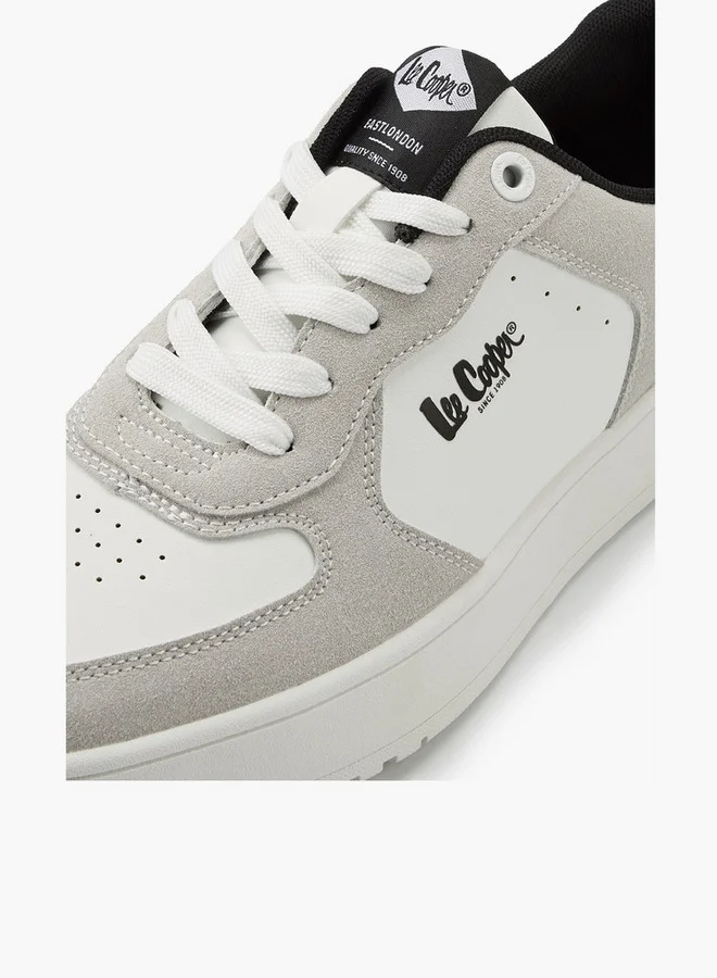 Lee Cooper Men's Panelled Lace-Up Sneakers
