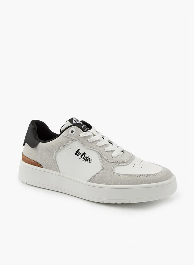 Lee Cooper Men's Panelled Lace-Up Sneakers