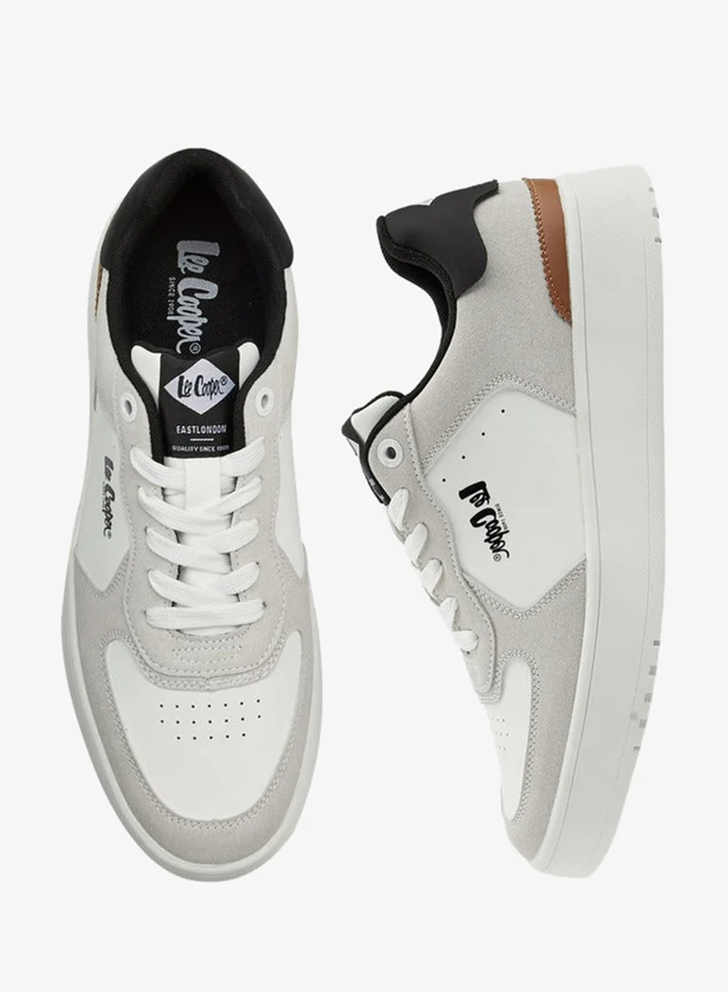 لي كوبر حذاء رياضي رجالي برباط وتفاصيل شبكية