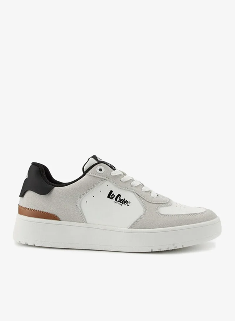 Lee Cooper Men's Panelled Lace-Up Sneakers