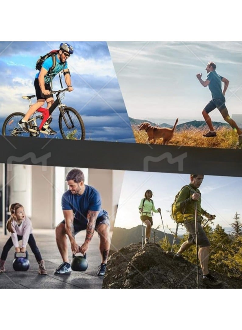 Cuken 3 Pairs Mens Socks,Anti-Blister Cushioned Breathable Running Cotton Socks, Athletic Ankle Sports Socks(Black) - Image 4