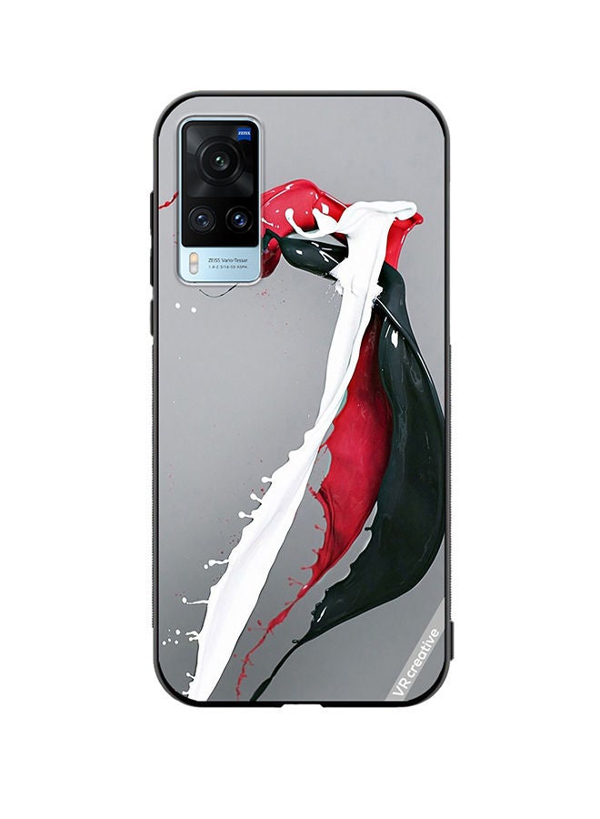 VR CREATIVE Protective Case Cover For Vivo X60 Multicolor Layer Design - Image 1