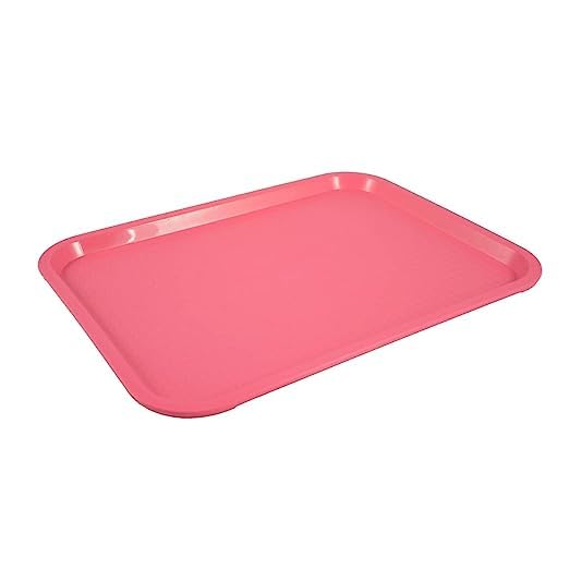 Chintavan Enterprise Serving Plate Rectangular Unbreakable Plastic Trays for Drink Breakfast Tea Dinner Coffee Salad Food for Dining Table Home Kitchen Party Tray Multi Color 31 41 1 - Image 1