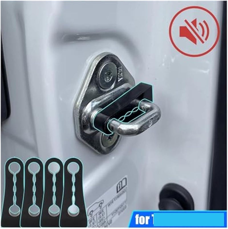 Wivplex 4pcs Door Lock Buffer Damper for Cars - Image 5