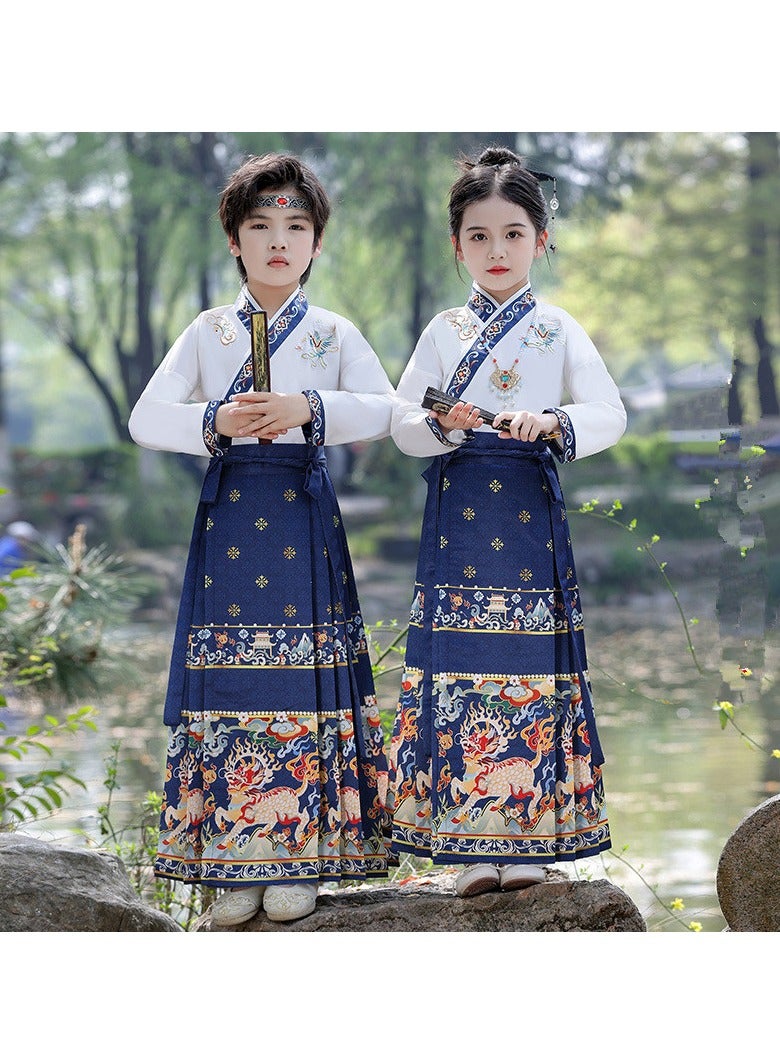 general Traditional Girl's Ancient Hanfu Costume - Elegant Princess Performance Dress for Stage, Cosplay & Cultural Events - Image 1
