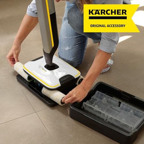 Kärcher أسطوانة ميكروفايبر متعددة الأسطح لكارشر FC3 و FC5 و FC7 لتنظيف الأرضيات الكهربائية - عبوة 2 - Image 5
