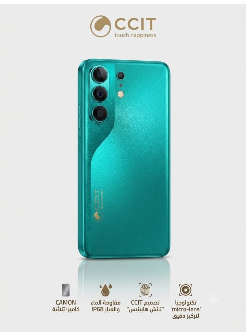 CCIT Smartphone CCIT CAMON 500 AMOLED 7.0 Inch Triple Camera green - Image 2