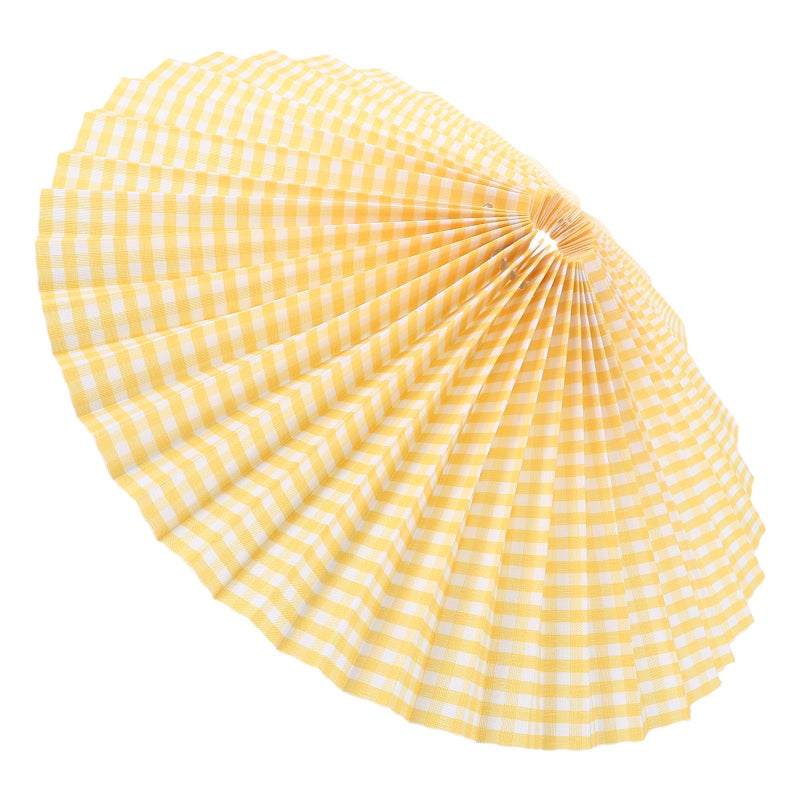 Pleated Fabric Lampshade For Floor Lamps Rotatable Iron Frame Lampshade Cover For Bedroom And Living Room Lighting - Image 1