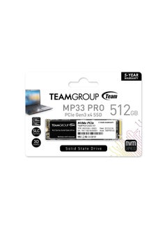 Team Group MP33 PRO M.2 2280 512GB PCIe 3.0 x4 with NVMe 1.3 3D NAND Internal Solid State Drive