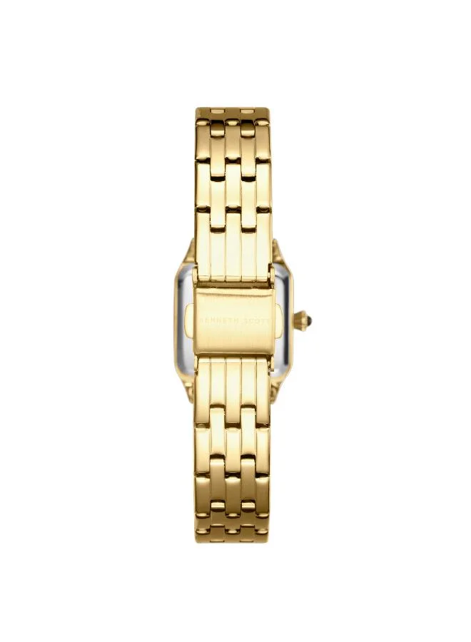 كينيث سكوت Women's Stainless Steel Analog Watch K25512-GBGW - 23.5 mm