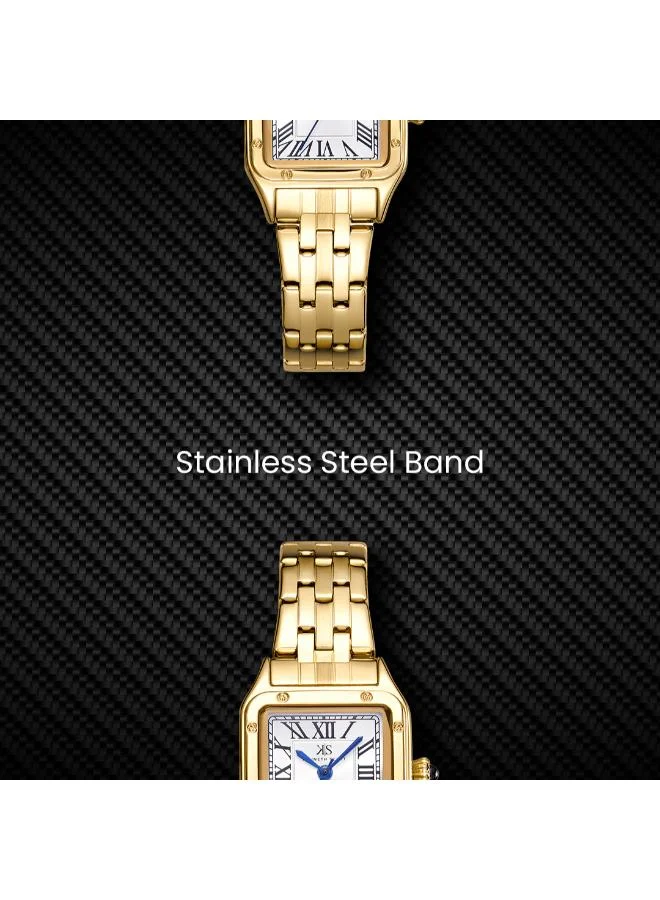 كينيث سكوت Women's Stainless Steel Analog Watch K25512-GBGW - 23.5 mm