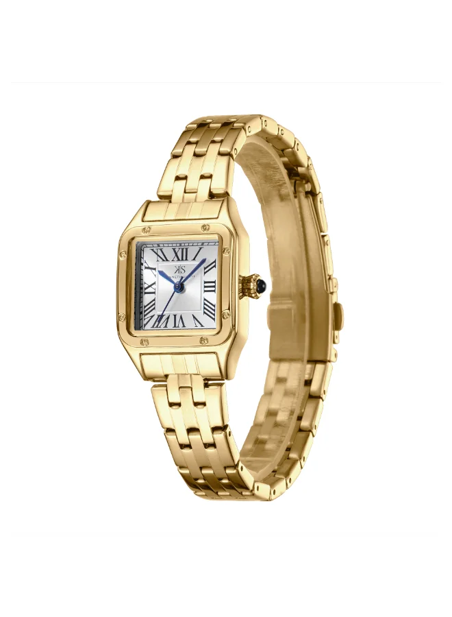 KENNETH SCOTT Women's Stainless Steel Analog Watch K25512-GBGW - 23.5 mm