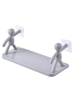 Generic Creative Bathroom Shelf Wall-hanging Storage Shelves - Self-adhesive Cosmetics Storage Racks Floating Shelves for bathroom and Kitchen  - Image 1
