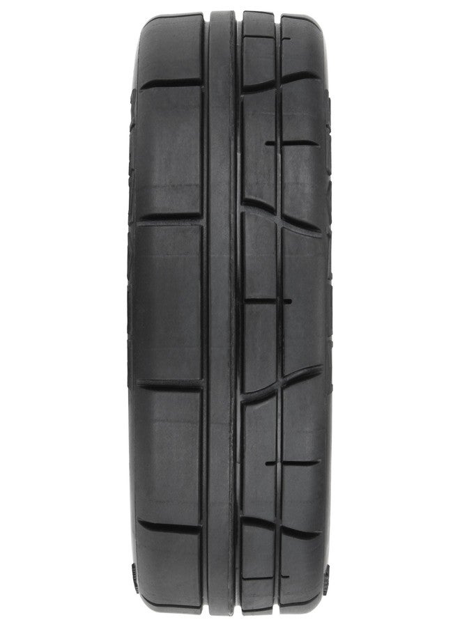 Pro-Line Racing Menace HP Belted Speed Run 18 Tires Mounted on Mach 10 Black 17mm Wheels 2 for Front or Rear PRO1023510 - Image 2