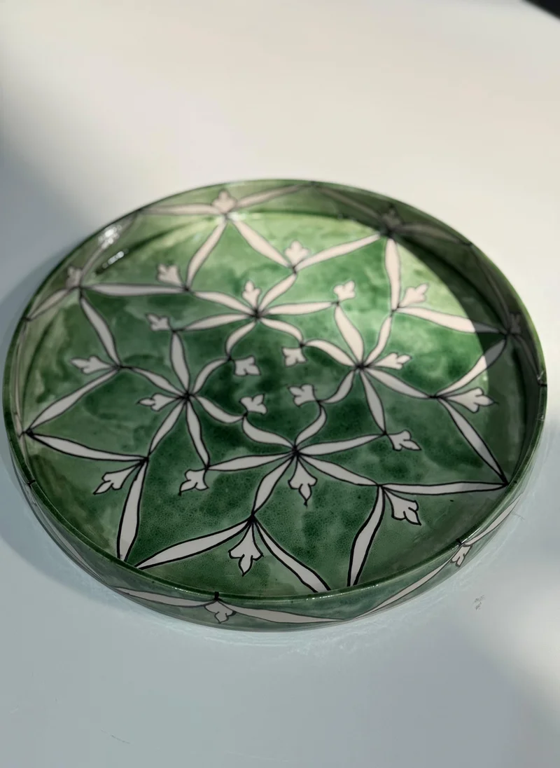 تادارت JASMIN PLATES 23 CM GREEN
