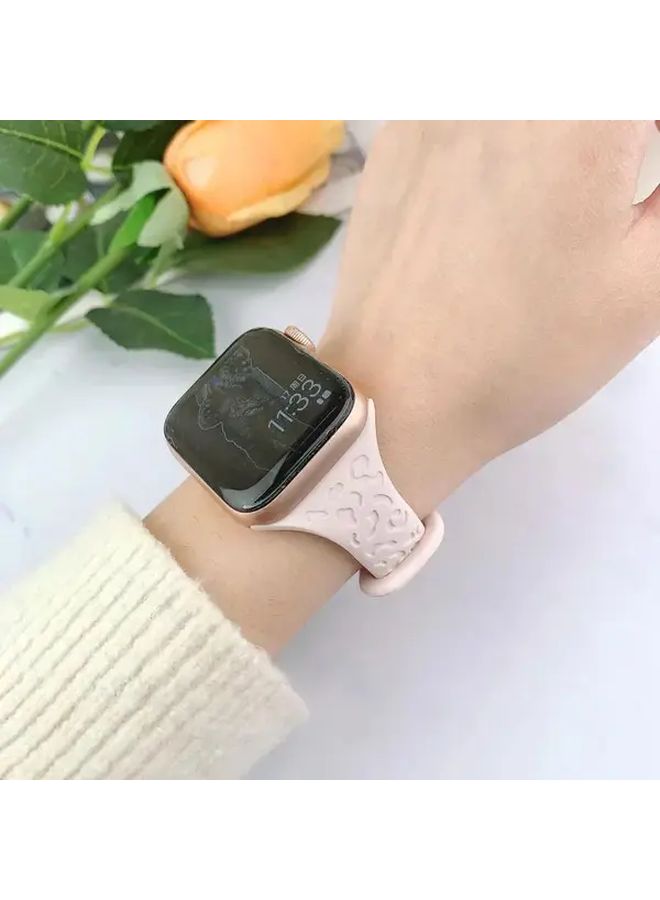 Slim Silicone Sport Bands For Apple Watch 38mm To 49mm Ultra Series 1 Star Color Waterproof - Image 4