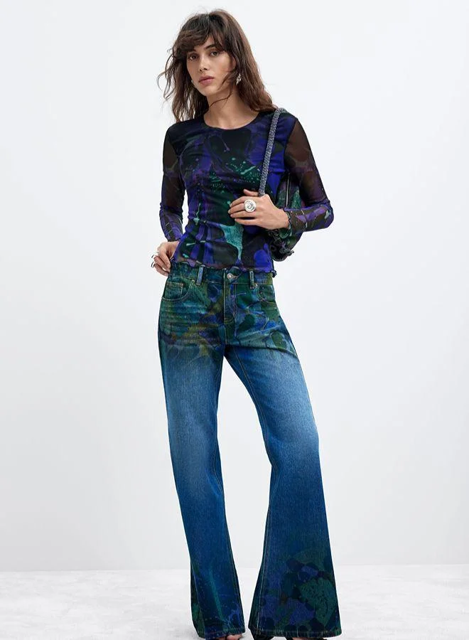 Desigual Flare Jeans M. C. Lacroix