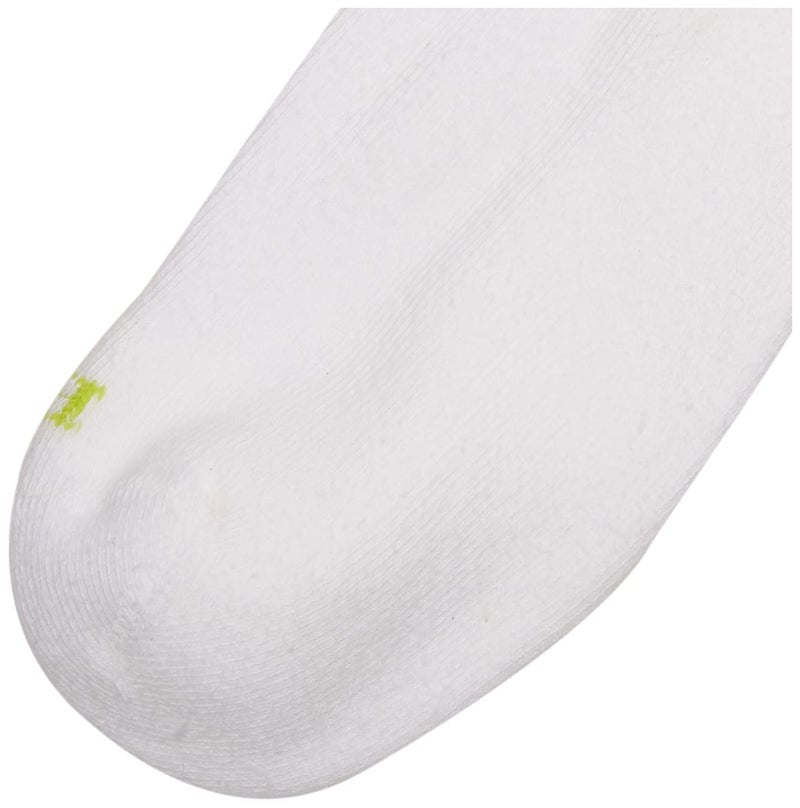 HUE womens Quarter Top With Cushion, 6-pack athletic socks, White, One Size US - Image 3