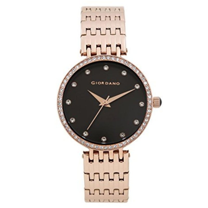 Giordano Analog Stylish Watch for Women Water Resistant Fashion Watch Round Shape with 3 Hand Mechanism Wrist Watch for Girls & Ladies to Compliment Your Look/Ideal Gift for Female - A2045 - Image 5