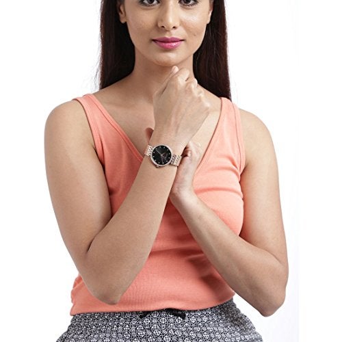 Giordano Analog Stylish Watch for Women Water Resistant Fashion Watch Round Shape with 3 Hand Mechanism Wrist Watch for Girls & Ladies to Compliment Your Look/Ideal Gift for Female - A2045 - Image 2