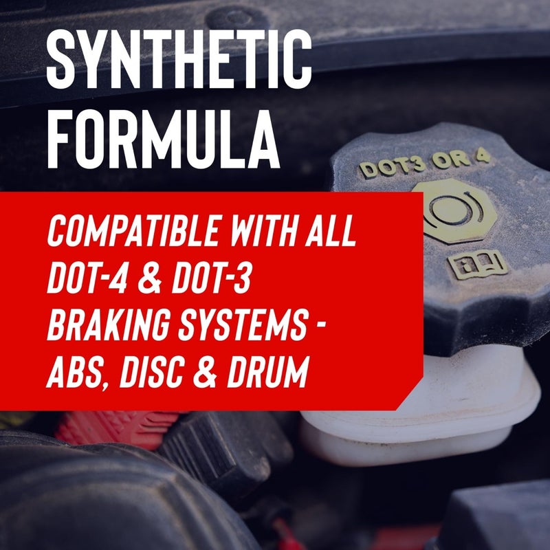 STP Synthetic Brake Fluid DOT4 High Performance Brake System Care - Image 3